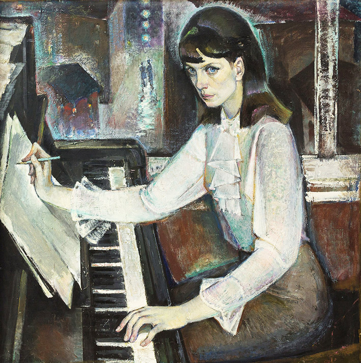 «Композиторка В. Дроб’язгіна». 1975. Полотно, олія